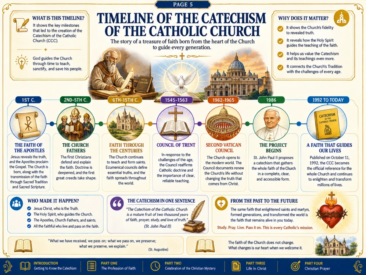 Illustrated catechism timeline